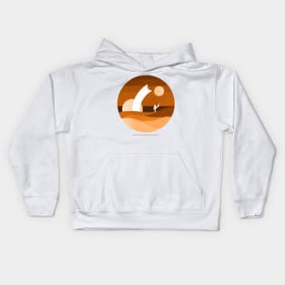 Minimalist Arrakis, Neutral Kids Hoodie